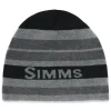 Simms Everyday Beanie Carbon Stripe - Your Premium Fishing Gear Store Rods Lines Baits Accessories* Fishing Line