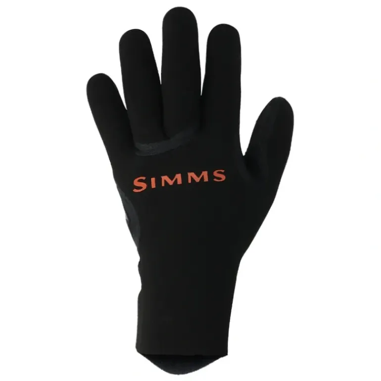 Simms ExStream Neoprene Glove Black - Your Premium Fishing Gear Store Rods Lines Baits Accessories* Shop All