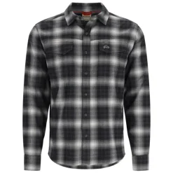 Simms Gallatin Flannel LS Shirt Slate Ombre Plaid - Your Premium Fishing Gear Store Rods Lines Baits Accessories* Fly Fishing