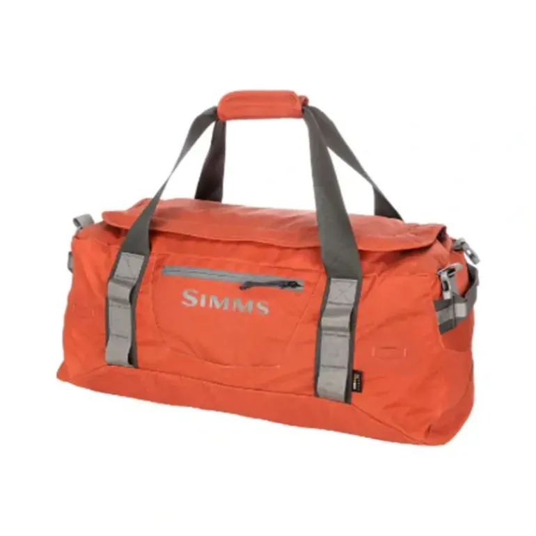Simms GTS Gear Duffel 50 L Simms Orange - Your Premium Fishing Gear Store Rods Lines Baits Accessories* Shop All