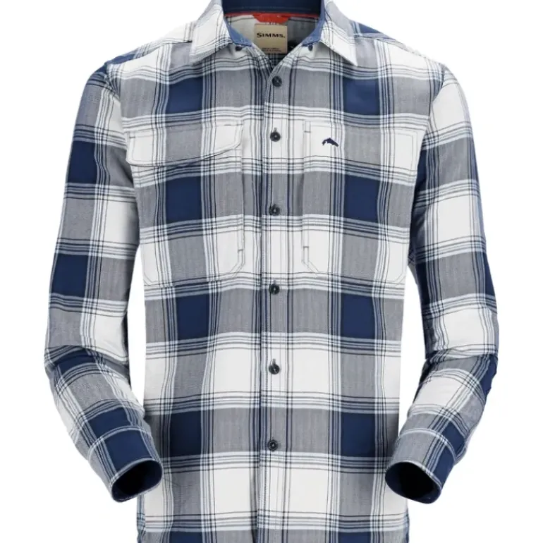 Simms Guide Flannel Long Sleeve Shirt Sale - Your Premium Fishing Gear Store Rods Lines Baits Accessories* Shop All