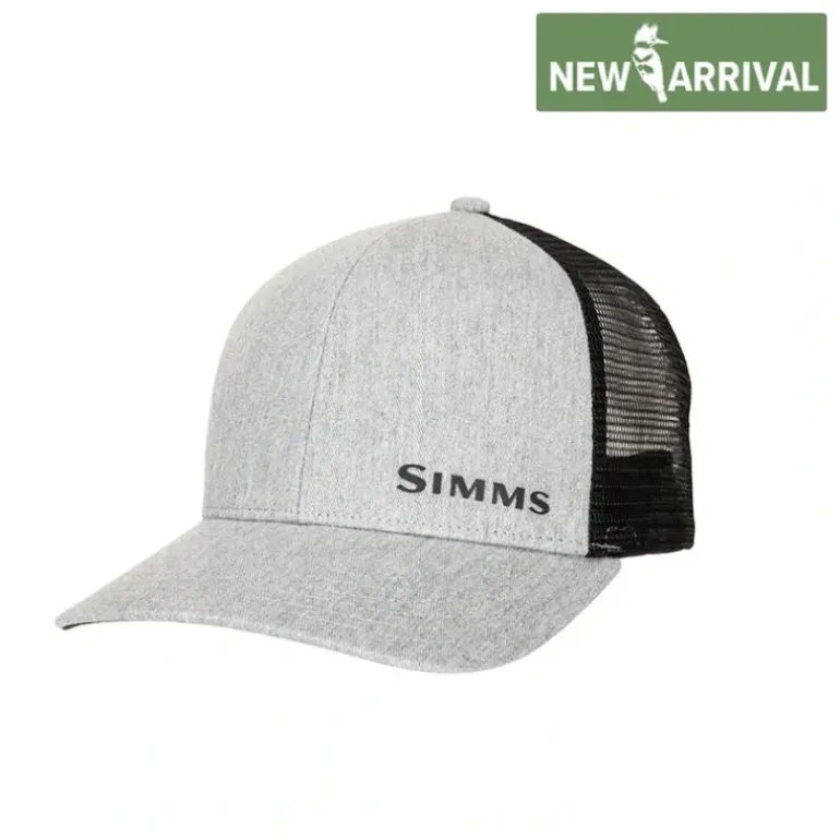 Simms ID Trucker Heather Grey - Your Premium Fishing Gear Store Rods Lines Baits Accessories* Shop All