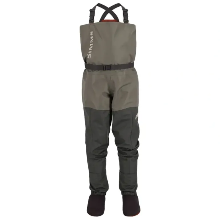 Simms Kids Tributary Stockingfoot Wader Basalt - Your Premium Fishing Gear Store Rods Lines Baits Accessories* Shop All