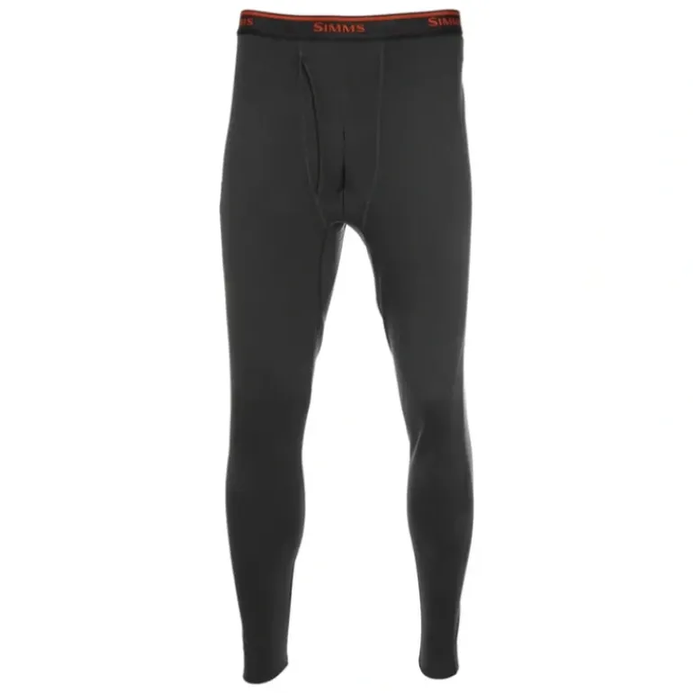 Simms Lightweight Baselayer Bottom - Carbon - Your Premium Fishing Gear Store Rods Lines Baits Accessories* Fly Fishing
