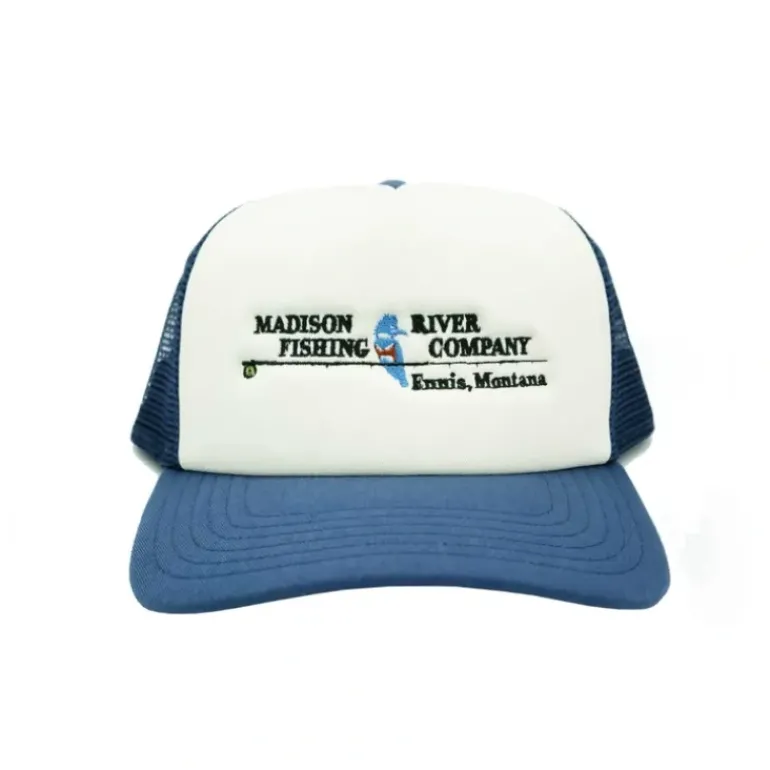 Simms Logo Foam Trucker White - Your Premium Fishing Gear Store Rods Lines Baits Accessories* Fly Fishing