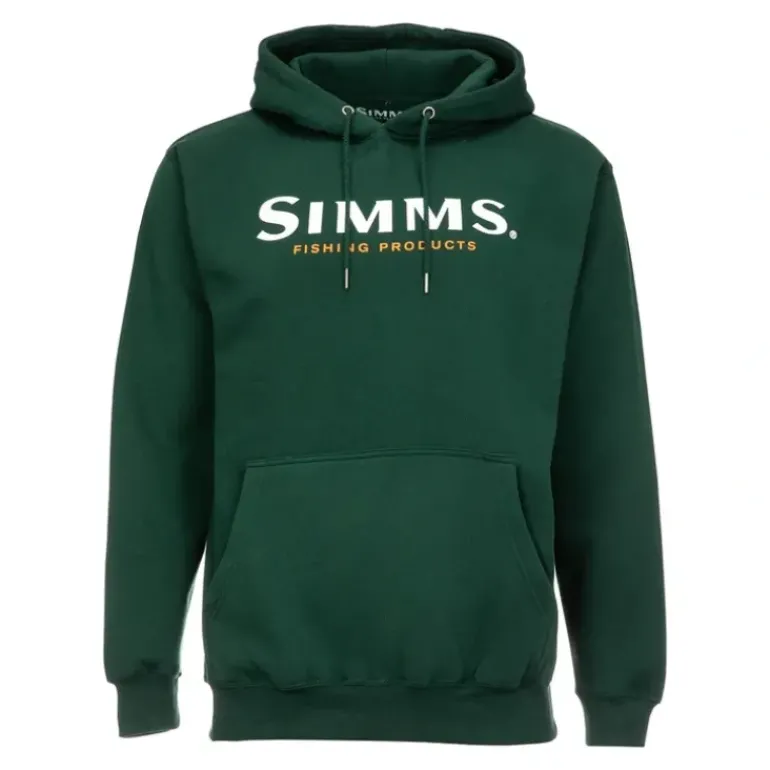 Simms Logo Hoody Forest - Your Premium Fishing Gear Store Rods Lines Baits Accessories* Shop All