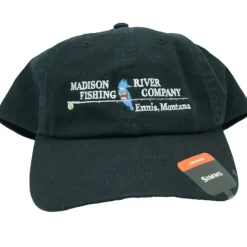 Simms Logo Single Haul Cap Black - Your Premium Fishing Gear Store Rods Lines Baits Accessories* Shop All