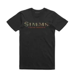 Simms Logo S/S T-Shirt - Your Premium Fishing Gear Store Rods Lines Baits Accessories* Shop All