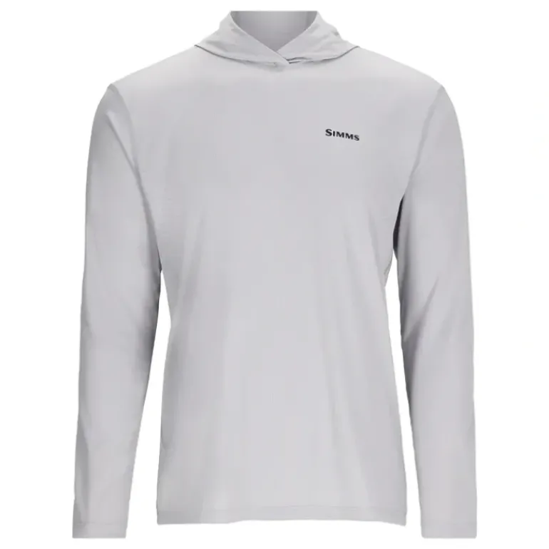 Simms Logo Tech Hoody Sterling - Your Premium Fishing Gear Store Rods Lines Baits Accessories* Shop All