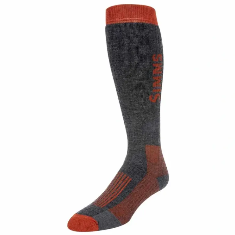 Simms Merino Mid Weight OTC Sock - Your Premium Fishing Gear Store Rods Lines Baits Accessories* Shop All
