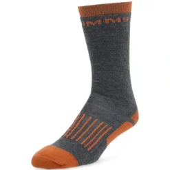 Simms Merino Midweight Hiker Sock Flame - Your Premium Fishing Gear Store Rods Lines Baits Accessories* Shop All