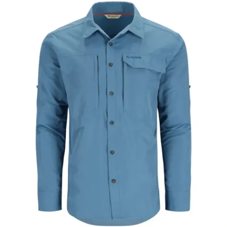 Simms M's Guide LS Shirt - Your Premium Fishing Gear Store Rods Lines Baits Accessories* Fishing Line