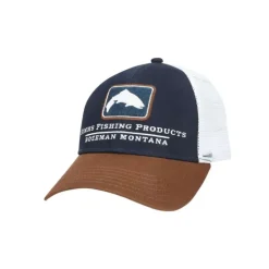 Simms Small Fit Trout Icon Trucker Mocha - Your Premium Fishing Gear Store Rods Lines Baits Accessories* Shop All
