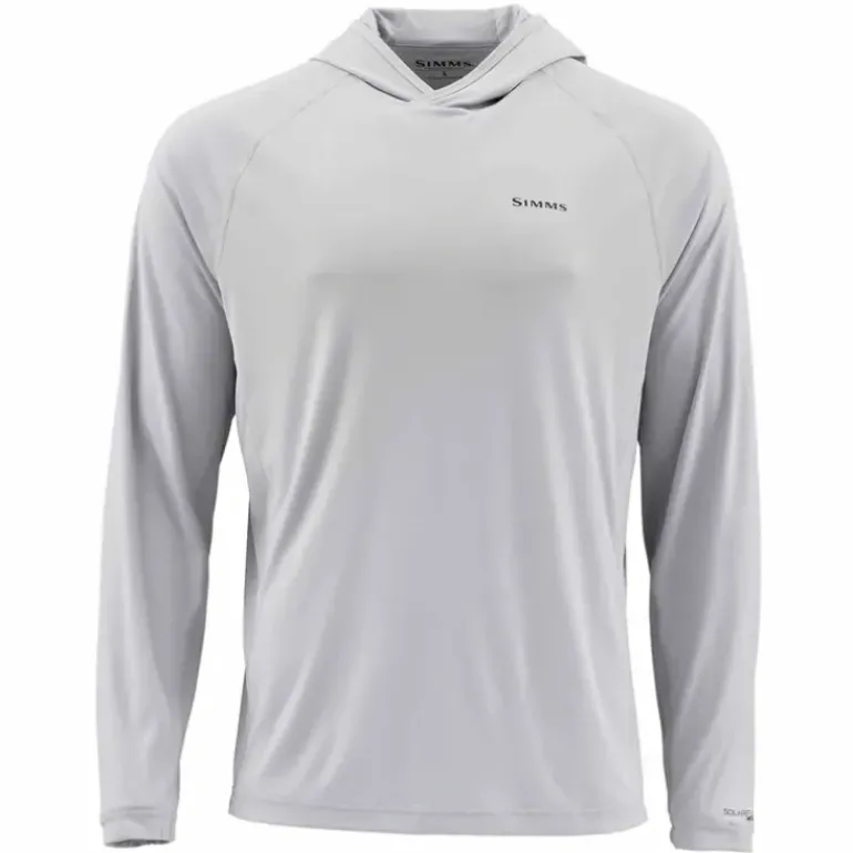 Simms Solarflex Hoody - Sterling - Your Premium Fishing Gear Store Rods Lines Baits Accessories* Shop All