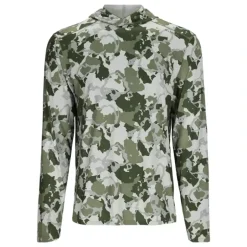 Simms SolarFlex Hoody Regiment Camo Clover - Your Premium Fishing Gear Store Rods Lines Baits Accessories* Shop All