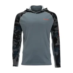 Simms SolarVent Hoody - Woodland Camo Storm - Your Premium Fishing Gear Store Rods Lines Baits Accessories* Shop All