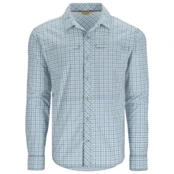 Simms Stone Cold LS Shirt Sky/Nightfall Retro Plaid - Your Premium Fishing Gear Store Rods Lines Baits Accessories* Shop All