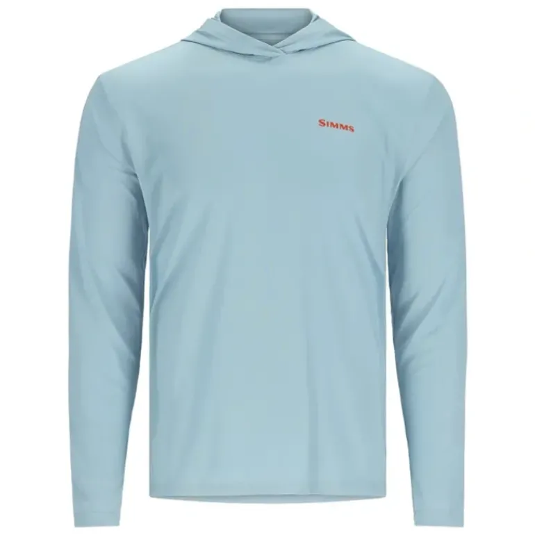 Simms Tech Hoody - Artist Series Steel Blue/Simms Wave - Your Premium Fishing Gear Store Rods Lines Baits Accessories* Shop All