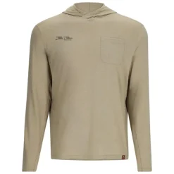 Simms 40th Logo SolarFlex Cooling Hoody Stone - Your Premium Fishing Gear Store Rods Lines Baits Accessories* Shop All