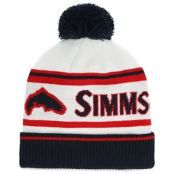 Simms Tip-Up Pom Beanie Americana - Your Premium Fishing Gear Store Rods Lines Baits Accessories* Shop All