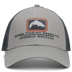 Simms Trout Icon Trucker Cinder - Your Premium Fishing Gear Store Rods Lines Baits Accessories* Shop All