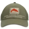 Simms Trout Trucker Icon Riffle Green - Your Premium Fishing Gear Store Rods Lines Baits Accessories* Shop All