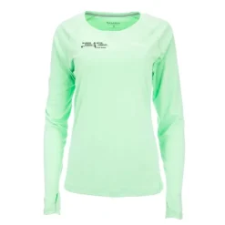 Simms Womens Logo Solarflex LS Crewneck - Your Premium Fishing Gear Store Rods Lines Baits Accessories* Shop All
