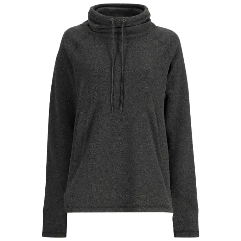 Simms Women's Rivershed Sweater Black Heather - Your Premium Fishing Gear Store Rods Lines Baits Accessories* Fishing Line