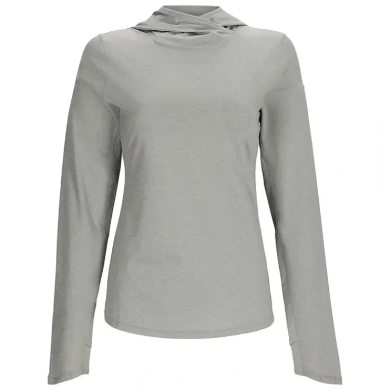 Simms Women's SolarFlex Hoody Cinder Heather - Your Premium Fishing Gear Store Rods Lines Baits Accessories* Shop All