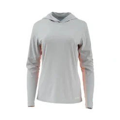 Simms Women's Solarflex Hoody - Ash - Your Premium Fishing Gear Store Rods Lines Baits Accessories* Shop All
