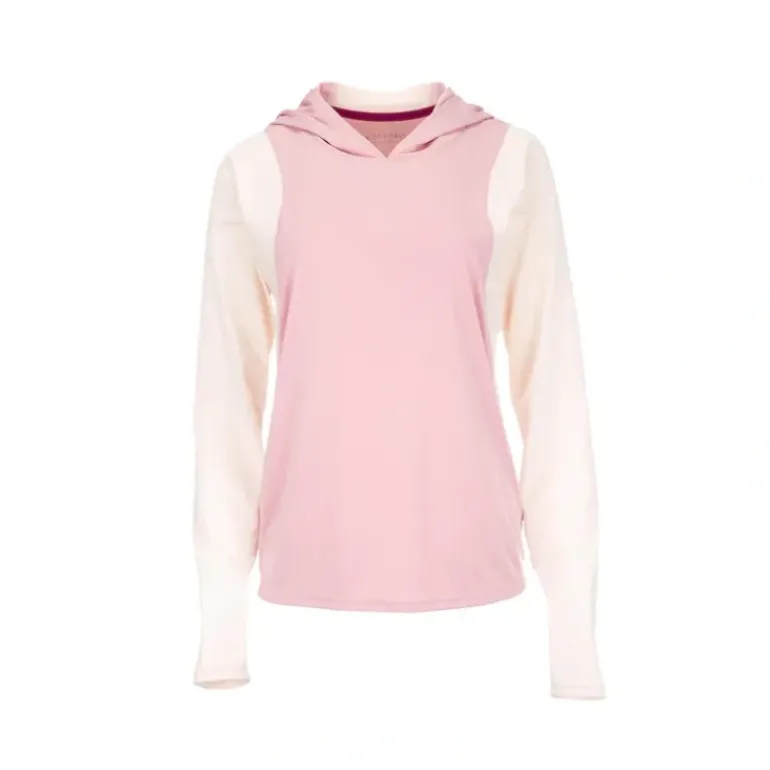 Simms Womens SolarVent Hoody - Soft Rose - Your Premium Fishing Gear Store Rods Lines Baits Accessories* Shop All