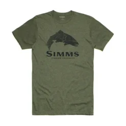 Simms Wood Trout Fill T Shirt - Your Premium Fishing Gear Store Rods Lines Baits Accessories* Shop All
