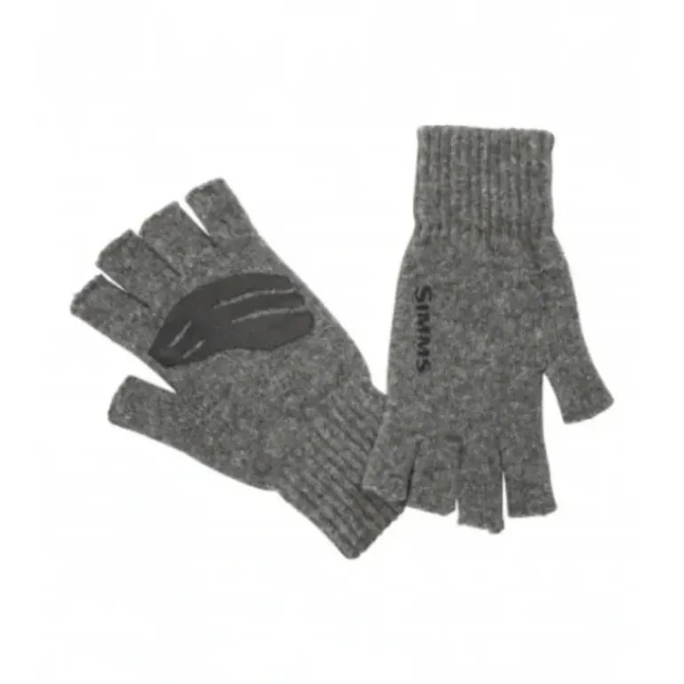 Simms Wool Half Finger Glove - Your Premium Fishing Gear Store Rods Lines Baits Accessories* Fishing Line