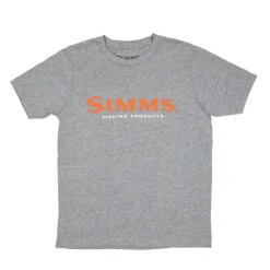 Simms Youth Logo T-Shirt - Your Premium Fishing Gear Store Rods Lines Baits Accessories* Shop All