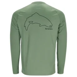 Simms Tech Tee Artist Series Trout Outline/Field - Your Premium Fishing Gear Store Rods Lines Baits Accessories* Fishing Line
