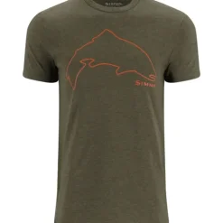 Simms Trout Outline T-Shirt - Your Premium Fishing Gear Store Rods Lines Baits Accessories* Fishing Line
