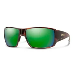 Smith Guides Choice Sunglasses Tortoise ChromaPop Glass Polarized Green Mirror - Your Premium Fishing Gear Store Rods Lines Baits Accessories* Shop All