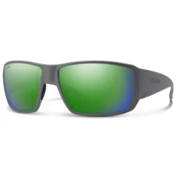 Smith Guide's Choice Sunglasses Matte Cement ChromaPop Polarized Green Mirror - Your Premium Fishing Gear Store Rods Lines Baits Accessories* Shop All
