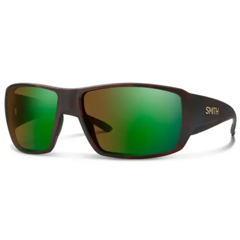 Smith Guide's Choice Sunglasses Matte Tortoise ChromaPop Glass Polarchromic Brown Green Mirror - Your Premium Fishing Gear Store Rods Lines Baits Accessories* Shop All