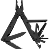 SOG SOG-B66N-CP PowerAssist Multi-Tool, 16 Component, Black - Your Premium Fishing Gear Store Rods Lines Baits Accessories* Shop All