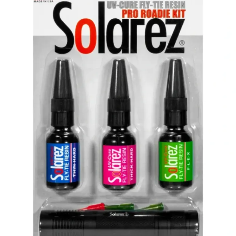 Solarez UV Resin PRO Roadie Kit - Your Premium Fishing Gear Store Rods Lines Baits Accessories* Fly Fishing