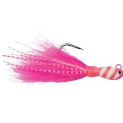 Spro Power Bucktail Zebra Crazy Pink 11/2oz - Your Premium Fishing Gear Store Rods Lines Baits Accessories* Fishing Line