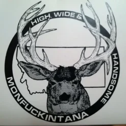 Statriot Designs High Wide Muley Sticker - Your Premium Fishing Gear Store Rods Lines Baits Accessories* Shop All