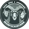 Statriot Designs High Wide & Handsome Ram Sticker - Your Premium Fishing Gear Store Rods Lines Baits Accessories* Shop All