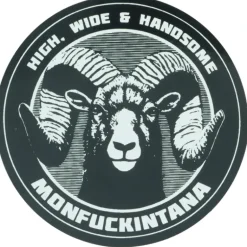 Statriot Designs High Wide & Handsome Ram Sticker - Your Premium Fishing Gear Store Rods Lines Baits Accessories* Shop All