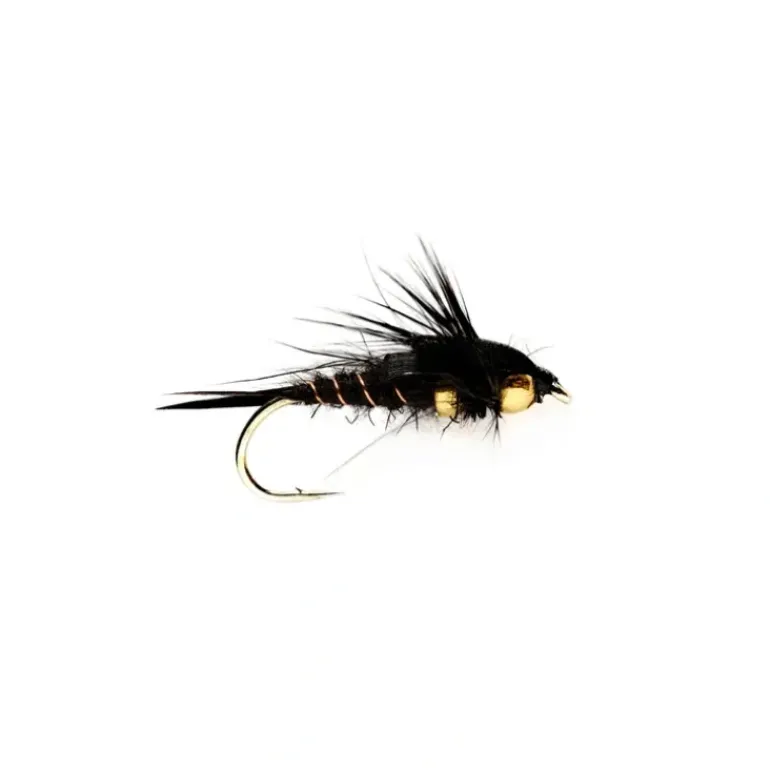 Stonefly Nymph Black Tungsten Beadhead - Your Premium Fishing Gear Store Rods Lines Baits Accessories* Fly Fishing