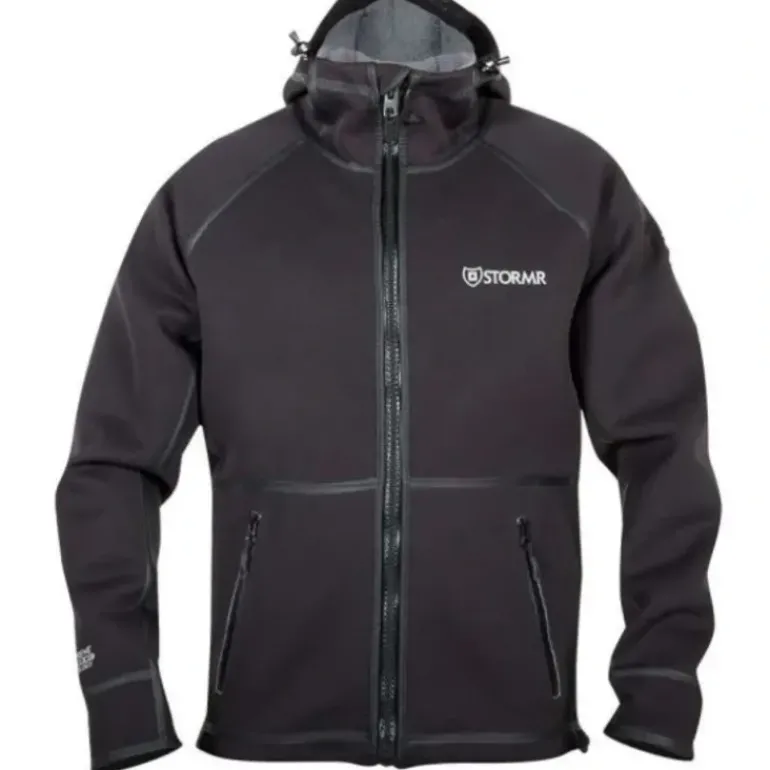 Stormr Men's Typhoon Jacket, Black - Your Premium Fishing Gear Store Rods Lines Baits Accessories* Fishing Line