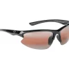 Strike King SG-S1163 Eufala Sunglasses Dark Amber Brown Black Frame Half Rim - Your Premium Fishing Gear Store Rods Lines Baits Accessories* Fishing Line