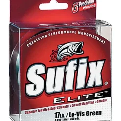 Sufix 661-004 Elite Performance Monofilament Fishing Line Clear 4lb 100yd - Your Premium Fishing Gear Store Rods Lines Baits Accessories* Fishing Line