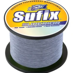 Sufix Superior Monofilament Line 30lb .022" Diameter Smoke Blue 3950 Yards - Your Premium Fishing Gear Store Rods Lines Baits Accessories* Fishing Line